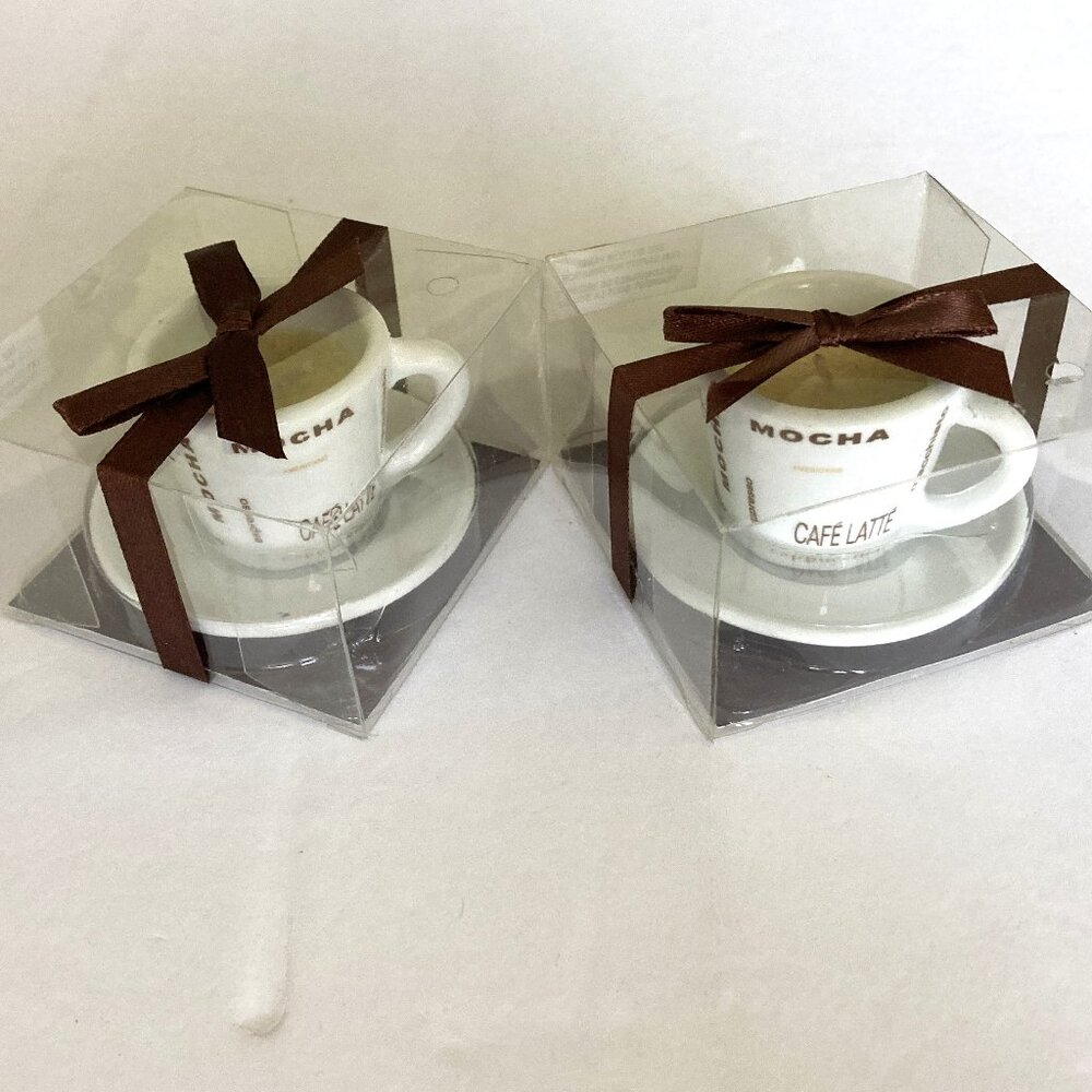 Set of Mini Coffee Cup Candles-NWT